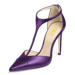 FSJ Purple Heels with Sleek Design